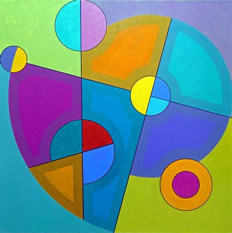 MINIMALIST GEOMETRIC ABSTRACT STUDY Painting by Stephen Conroy ...