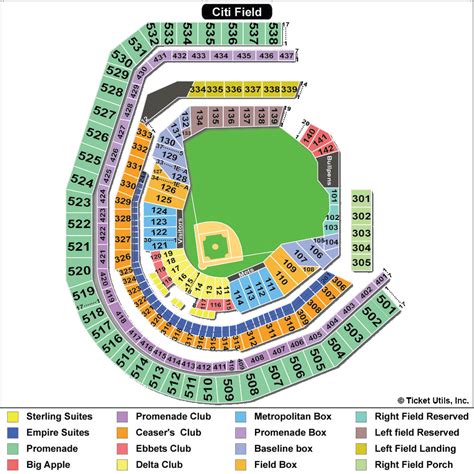 Ballpark Seating Charts, Ballparks of Baseball