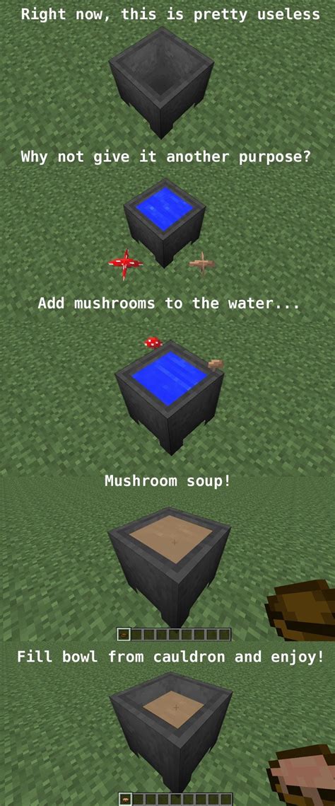 [Suggestion] A better use for cauldrons : Minecraft