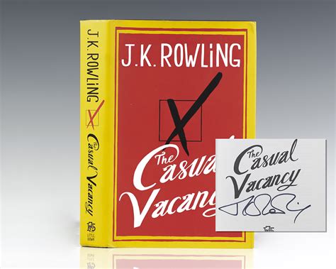 The Casual Vacancy. by Rowling, J.K: (2012) Signed by Author(s ...