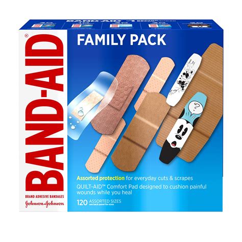 Band-Aid Brand Adhesive Sterile Bandage Variety Pack, Assorted, 280 Ct ...