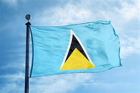 What Do The Colors And Symbols Of The Flag Of Saint Lucia Mean ...