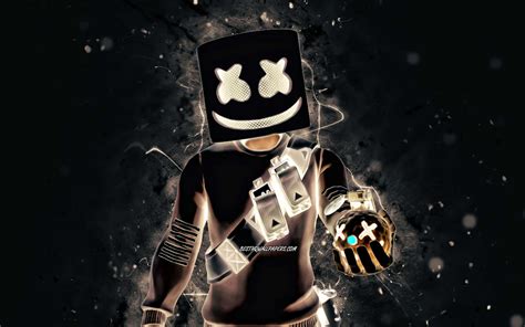 Download DJ Marshmello performing his set at Fortnite Wallpaper ...