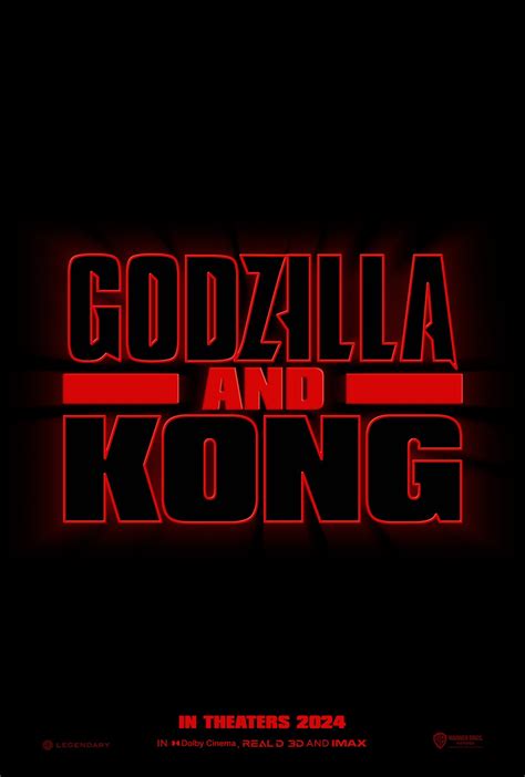 Godzilla and Kong 2024 teaser poster by ShinigamiWolf95 on DeviantArt