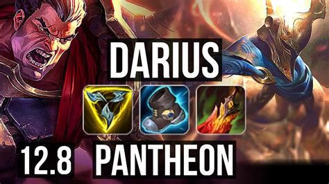 DARIUS vs PANTHEON (TOP) | Penta, 300+ games | EUW Diamond | 12.8 - YouTube