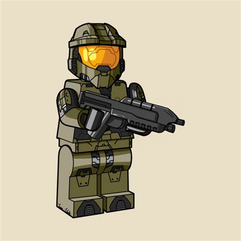 LEGO Master Chief (Halo 3) - Masterchief - T-Shirt | TeePublic