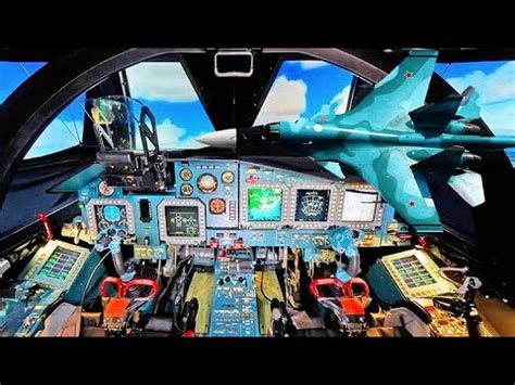 INSIDE Su-34! FLYING AND FIRING COMMANDS EXPLAINED! - YouTube