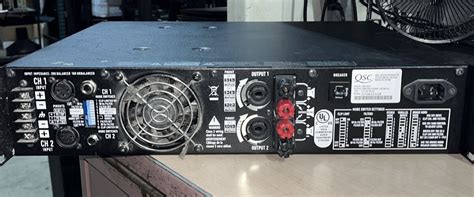 QSC RMX 850 PRO AUDIO TWO CHANNEL RACK MOUNT PROFESSIONAL POWER ...