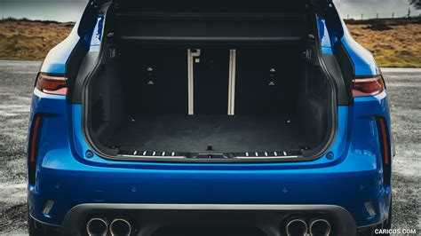 2021 Jaguar F-PACE SVR (Color: Velocity Blue) - Trunk | Caricos