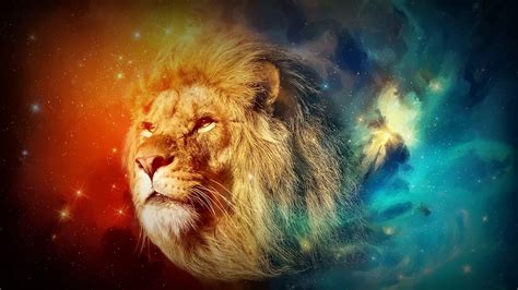 Space Lion Wallpapers - Top Free Space Lion Backgrounds - WallpaperAccess