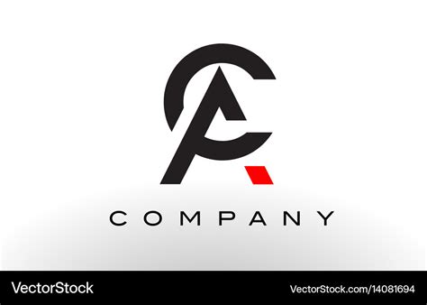 Ac logo letter design Royalty Free Vector Image