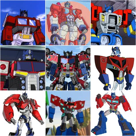 Evolution Of Optimus Prime