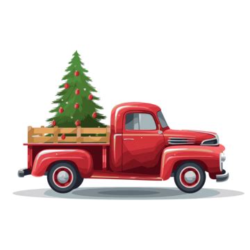 Christmas Truck PNG Transparent Images Free Download | Vector Files ...