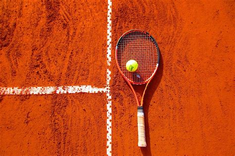 HD wallpaper: Tennis Racket, sport, ball, clay, court, fit, fitness ...