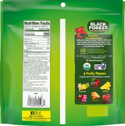 Black Forest Organic Gummy Bears Candy, 22 oz - Kroger