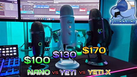 Blue Yeti Nano VS Original Yeti VS Yeti X - YouTube