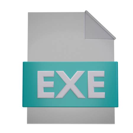 20 3D Exe Files Illustrations - Free in PNG, BLEND, GLTF - IconScout