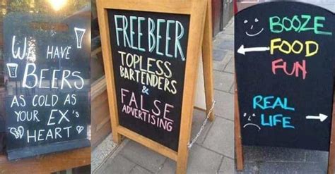 25 Funny Bar Signs You'd Cheers To