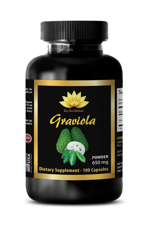 Immune system booster GRAVIOLA LEAF EXTRACT 650Mg Graviola puree 1 ...