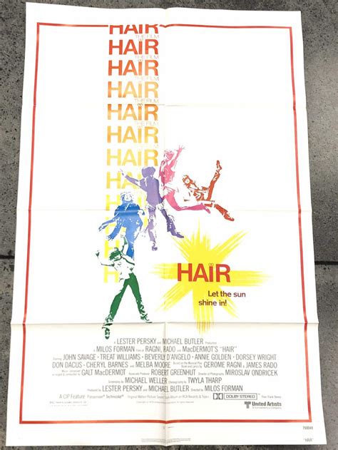 Lot - 1979 "HAIR" MOVIE POSTER