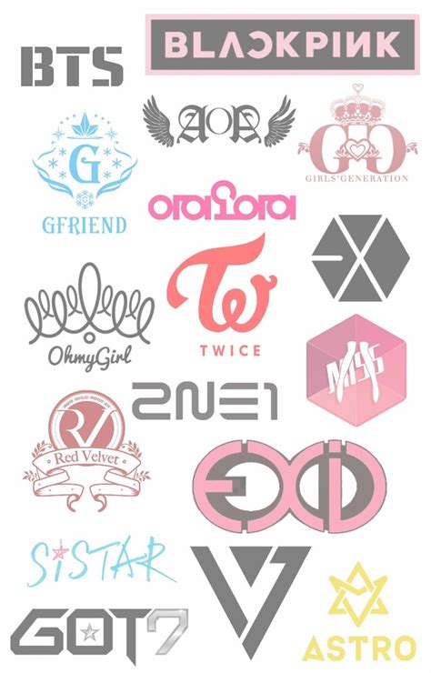 Kpop logos | Kpop logos, Shop logo design, Logo design creative