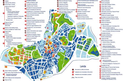 Large Santiago de Compostela Maps for Free Download and Print | High ...