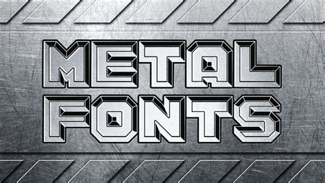 45+ Best Free and Premium Metal Fonts 2024 | Hyperpix