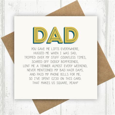 Dad Birthday Card By Paper Plane