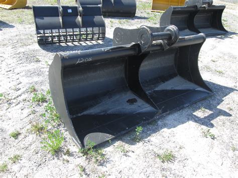 #1208 - 84" Used Strickland Ditching Bucket CAT 320-323 Hitachi John ...