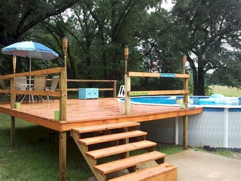 Top 104 Diy Above Ground Pool Ideas On A Budget | Pool deck plans, Pool ...