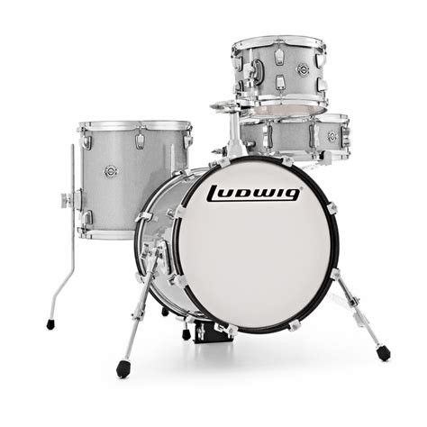 Ludwig Breakbeats 16'' Drum kit w/Flat Base Hardware, White Sparkle at ...