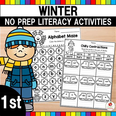 Winter Literacy Activities (1st Grade) - United Teaching