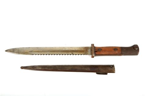 Sold at Auction: RARE GERMAN WW1 SG 1884/98 SAWBACK MAUSER BAYONET