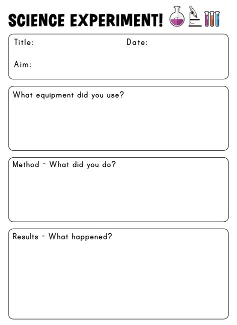 Science Fair Project Printables Borders For Paper, Clip Art Borders ...