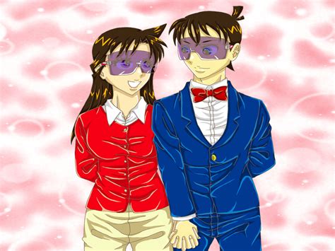 Shinichi Kudo & Ran Mouri - Détective Conan fan Art (44482103) - fanpop