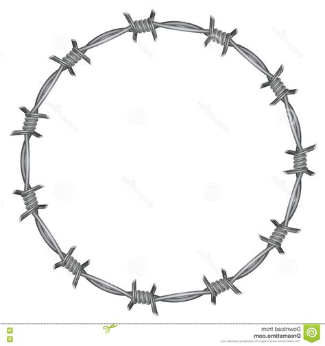 Barbed Wire Circle Vector at Vectorified.com | Collection of Barbed ...