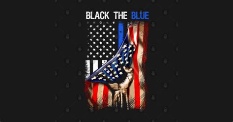 Back The Blue American Flag Vintage - Back The Blue American Flag ...