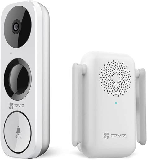 EZVIZ Doorbell Camera, Wired WiFi Video Doorbell, Night Vision, Two-Way ...