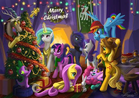 2014 MLP Merry Christmas by seer45 on DeviantArt | My little pony ...