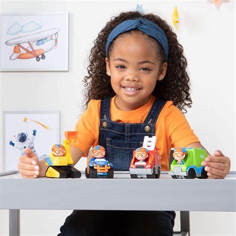 Blippi Mini Vehicles, Including Blippi Mobile and Garbage Truck, Each ...