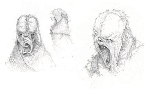 Monster Drawings In Pencil