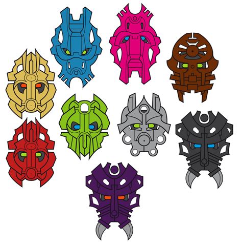 Custom Kanohi - Bionicle masks by Jhepty on DeviantArt