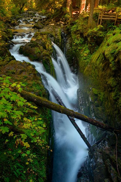 Sol Duc Falls, Olympic NP, Washington, USA - | Scenic waterfall ...