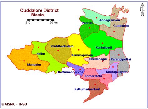 , Cuddalore district map. | Download Scientific Diagram