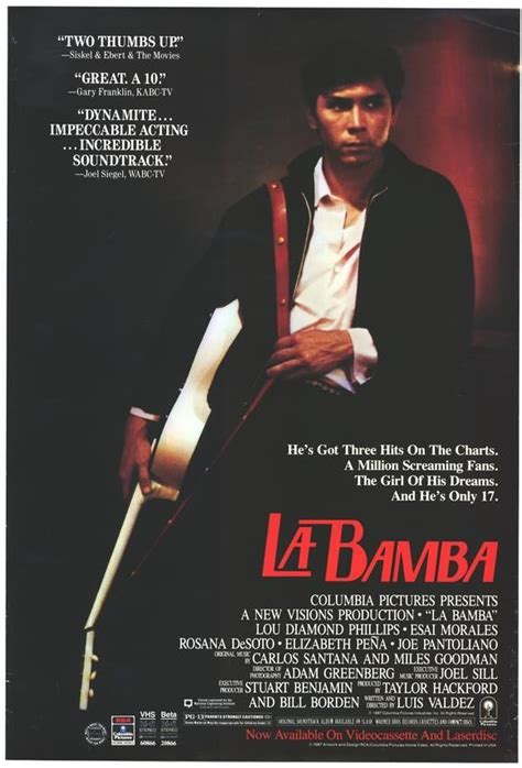 "La Bamba" (1987) in 2021 | Musical movies, La bamba, Movie posters