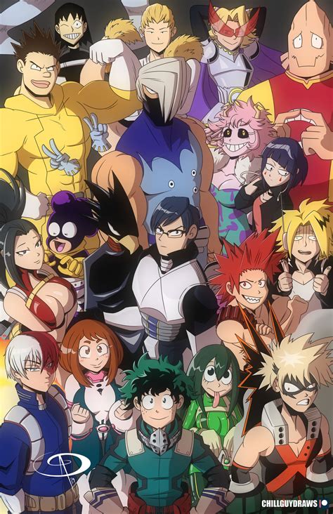 My Hero Academia - Class 1A by Chillguydraws on DeviantArt