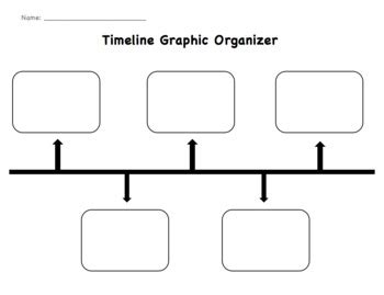 Timeline Graphic Organizer by Sara Tillinghast | TpT