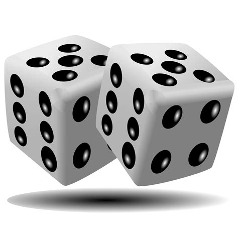 Black And White Dice PNG Transparent Black And White Dice.PNG Images ...