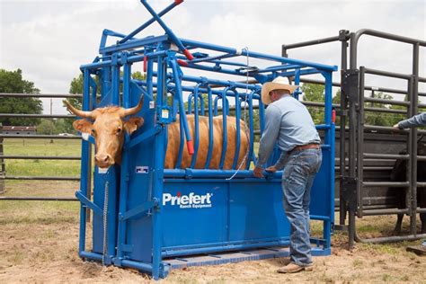 Priefert Squeeze Chutes - Model S0191 - Kovac Ranch Equipment