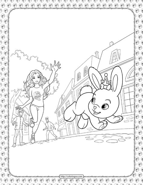 Barbie Princess Adventure Coloring Pages 23